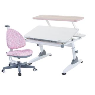 【Kid2Youth 大將作】M2+XS成長書桌椅+BABO C椅+收納書架(兒童成長書桌椅組)