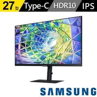 【SAMSUNG 三星】S27A800UJC 27型 4K高解析度美型顯示器
