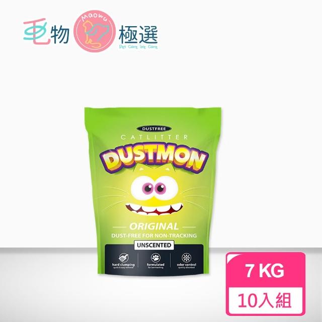 【毛物極選】韓國小怪獸貓砂 礦砂7kg*10入(無粉塵 凝解力強 除臭 美礦韓製)