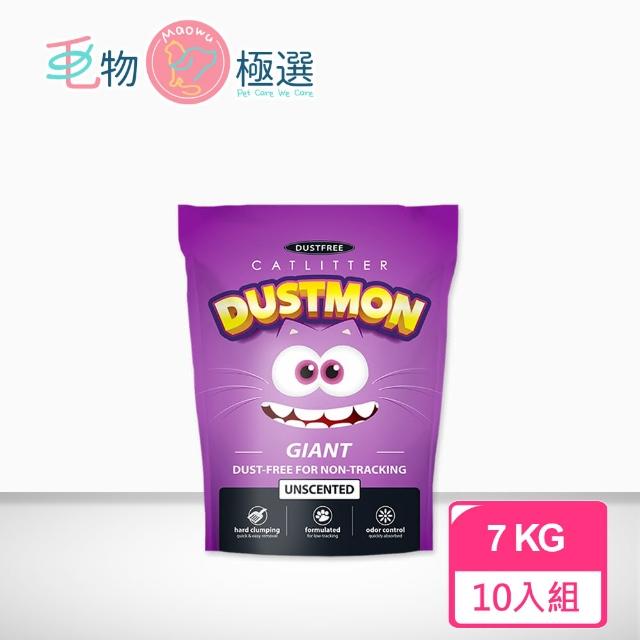 【毛物極選】韓國小怪獸貓砂 礦砂7kg*10入(無粉塵 凝解力強 除臭 美礦韓製)