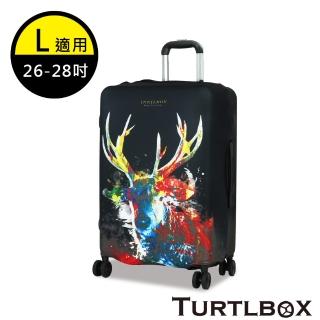 【TURTLBOX 特托堡斯】托運套 託運套 防塵套 行李箱 防刮 耐磨 L號(設計師款 任選)