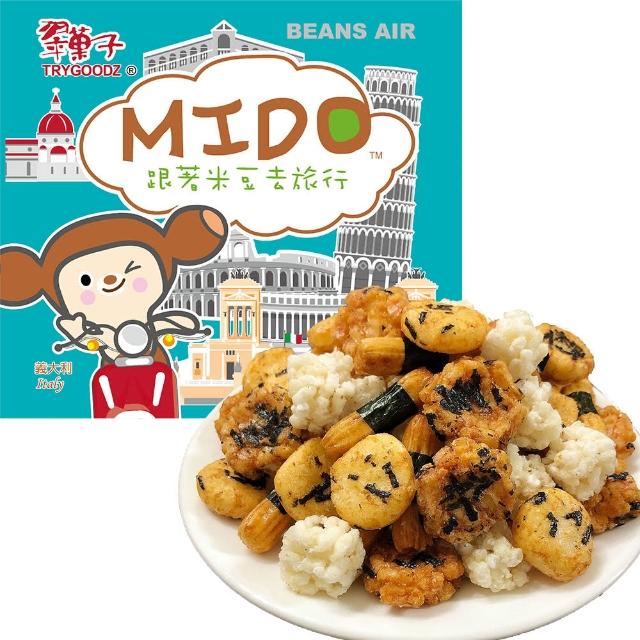 【豆之家】翠果子-MIDO航空米果 4袋組(頭等艙/商務艙/經濟艙/日式綜合米果/相撲米果)