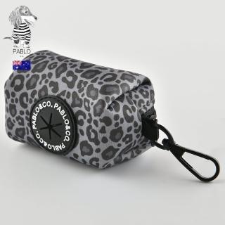 【Pablo & Co】撿便袋 寵物撿便袋 黑灰小花豹