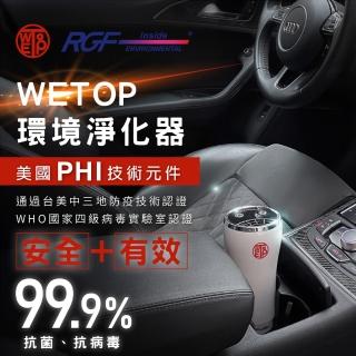 【Wetop】RGF-inside_C100便攜式防疫環境淨化器10坪 贈 UVIX TP-200迷你光觸媒空氣清淨機(環境醫生)