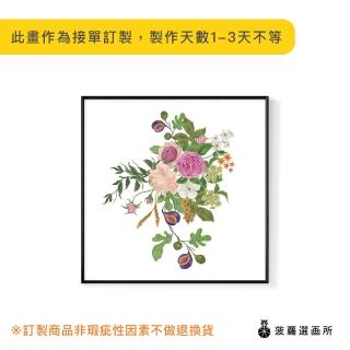 【菠蘿選畫所】野薔薇-40x40cm(畫/沙發背景/掛畫/海報/方形掛畫/薔薇/複製畫)