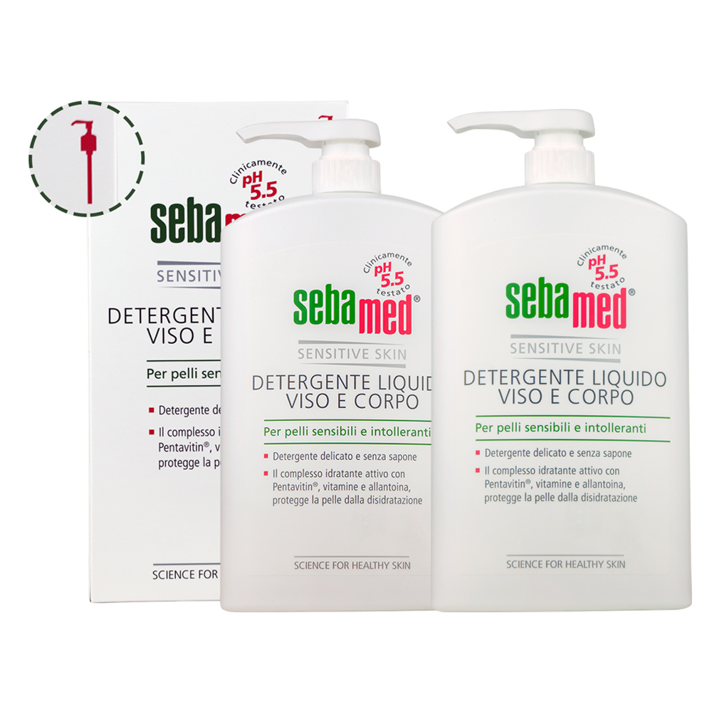 【SEBAMED 施巴】PH5.5潔膚露1000mlX4