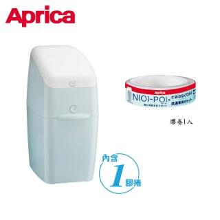 【Aprica 愛普力卡】NIOI-POI強力除臭抗菌尿布處理器+專用替換膠捲1入(超值優惠組!!送禮自用兩相宜~)