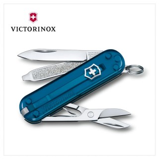 【VICTORINOX 瑞士維氏】Sky High 經典7用瑞士刀款 58mm/ 深透藍色(0.6223.T61G)