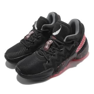 【adidas 愛迪達】籃球鞋 D.O.N. Issue 2 運動 女鞋 愛迪達 避震 包覆 支撐 球鞋 猛毒 黑 紅(FW8749)