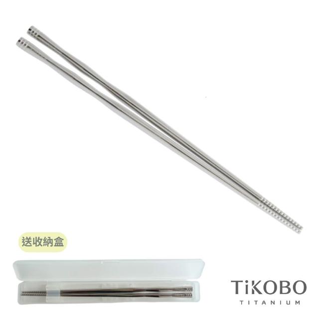 【TiKOBO 鈦工坊】純鈦餐具 純鈦實心筷子 一雙