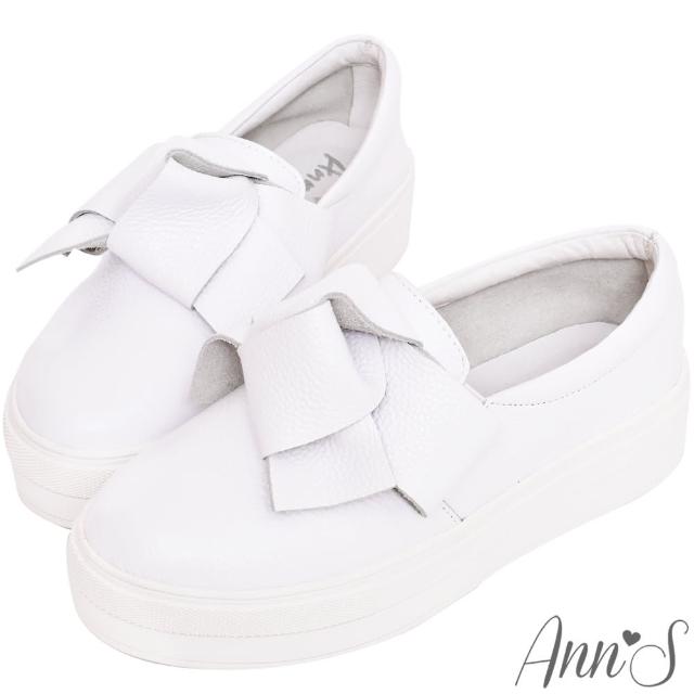 【Ann’S】激瘦第三代全真牛皮厚底小白鞋(9款)