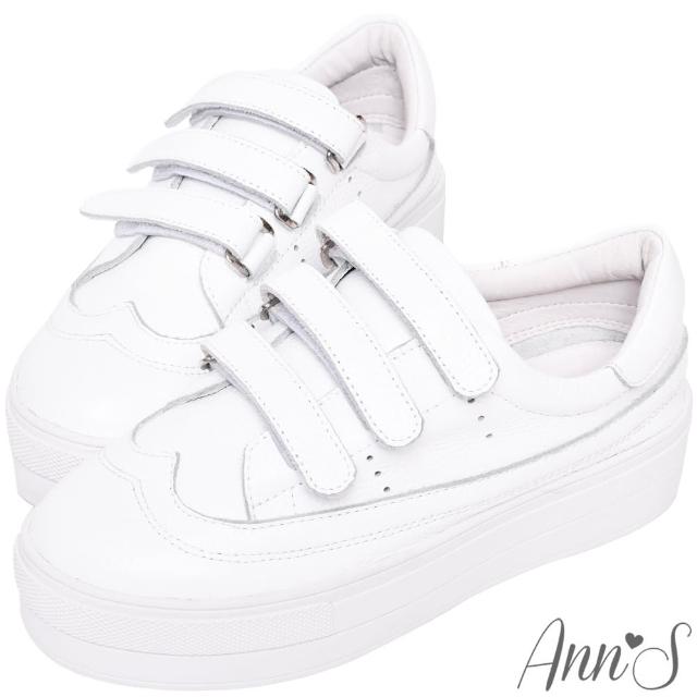 【Ann’S】激瘦第三代全真牛皮厚底小白鞋(9款)