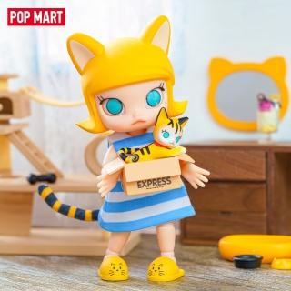 【POPMART 泡泡瑪特】Molly茉莉女孩 紙箱喵BJD大型公仔