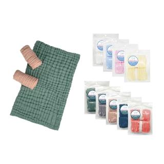 【L’Ange棉之境】6層純棉紗布枕巾/拍嗝巾 25x40cm 2入組(多款可選)