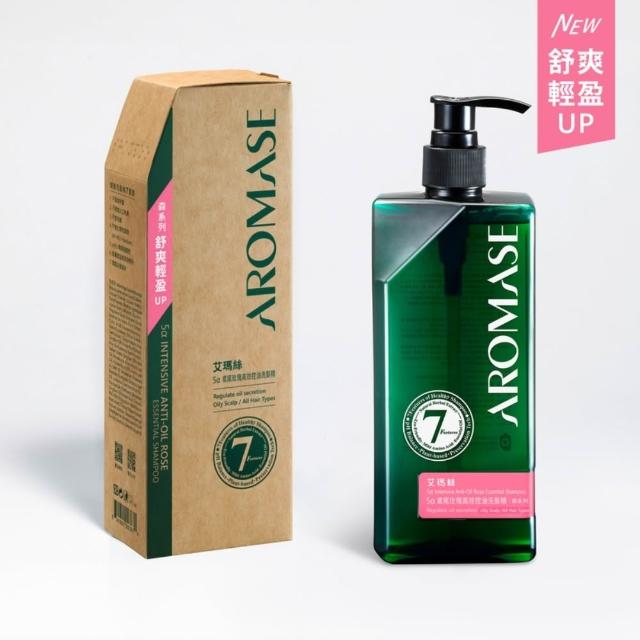 【Aromase 艾瑪絲】森系列 草本植萃洗髮精400ml x3入(多款任選/茶樹沁涼/控油/去屑/蓬鬆/專業頭皮洗髮精)