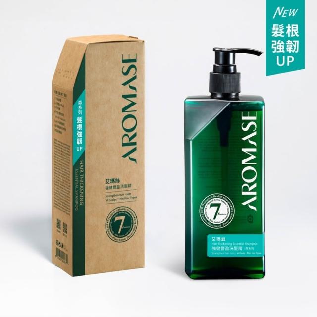 【Aromase 艾瑪絲】森系列 草本植萃洗髮精400ml x3入(多款任選/茶樹沁涼/控油/去屑/蓬鬆/專業頭皮洗髮精)