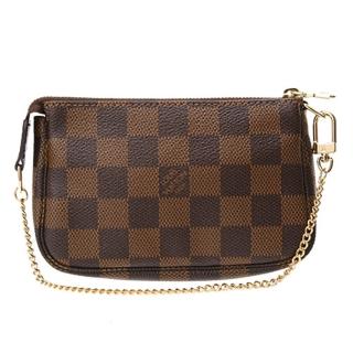【Louis Vuitton 路易威登】N58009 經典Damier帆布小巧手拿包