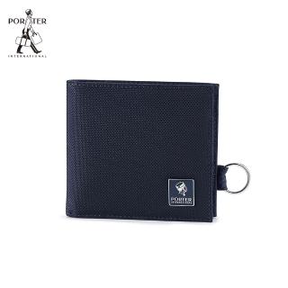 【PORTER INTERNATIONAL】NEW HEAT多夾層短夾(深藍)