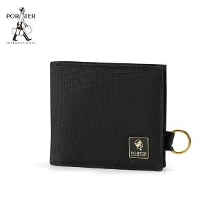 【PORTER INTERNATIONAL】NEW HEAT多夾層短夾(黑)