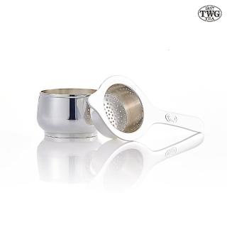 【TWG Tea】午茶濾茶器 High Tea Strainer with Drip Bowl(圓弧)