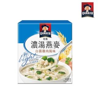 【QUAKER桂格】濃湯燕麥-白醬雞肉風味(45gx5包/盒)