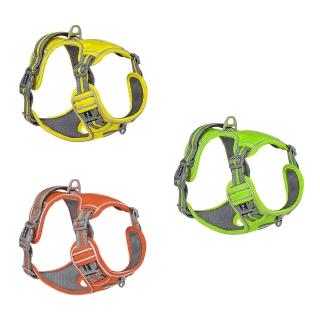 【LOHAS DAY】防暴衝減壓夜光狗狗寵物胸背帶(L號 適用15-22kg)