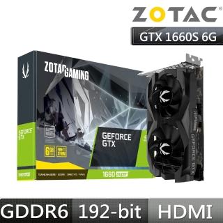 【ZOTAC 索泰】GAMING GeForce GTX 1660S Twin Fan(ZT-T16620F-10L)