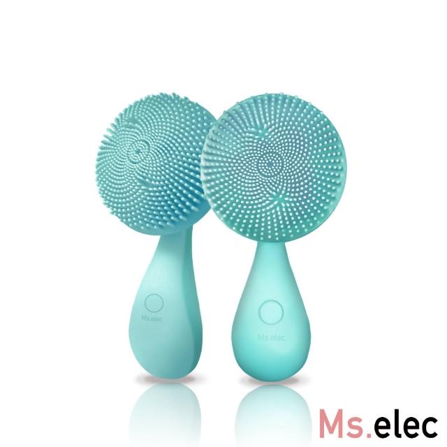 【Ms.elec 米嬉樂】音波按摩洗臉機 SC-005(音波潔膚儀/潔面儀/IPX7防水/磁吸充電/毛孔清潔)