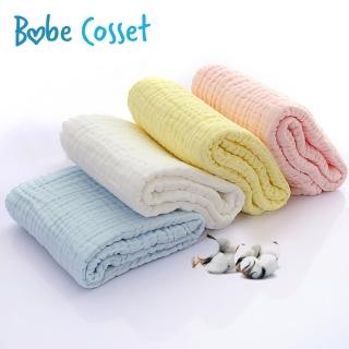專案加價購【Babe Cosset】六層泡泡綿紗萬用巾(105x105cm)-多款可選