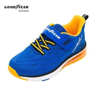 【GOODYEAR 固特異】半氣墊緩震運動鞋/中大童鞋 藍(氣宇飛躍GAKR08716)