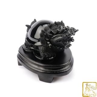 【吉祥水晶】彩虹黑曜石龍龜 1.75kg(招財化煞)