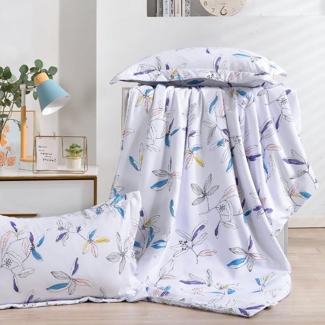 【FOCA】買一送一 石墨烯x天絲涼被150X180cm(加贈同款枕套2入/吸濕排汗/鋪棉涼被)