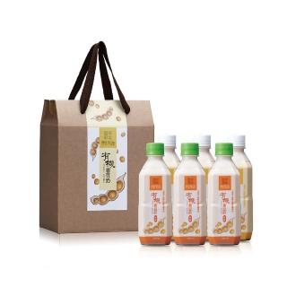 【秧田良品】有機原味香豆奶六入中秋禮盒裝(360ml/瓶;3瓶無糖+3瓶微糖)