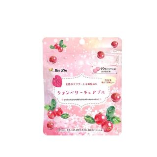 【BeeZin 康萃】瑞莎代言 日本原裝進口蔓越莓+櫻花萃取口含錠(500毫克/錠 ; 60錠/袋)