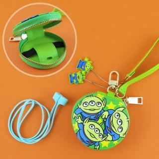 【Disney 迪士尼】迪士尼經典款耳機收納包_三眼怪(迪士尼)