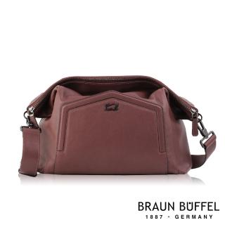 【BRAUN BUFFEL 德國小金牛】台灣總代理 奧菲莉亞-A 斜背包-咖啡色(BF675-52-BR)