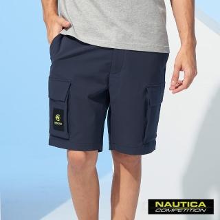 【NAUTICA】COMPETITION男裝型男休閒口袋短褲(藍)