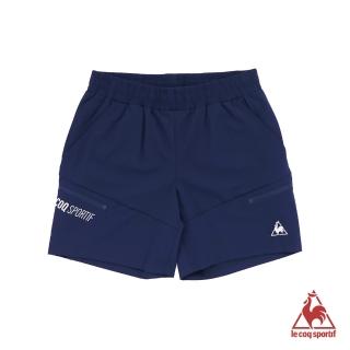 【LE COQ SPORTIF 公雞】針織短褲 女-藏青-LWN8362239