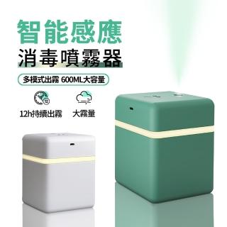 【ANTIAN】USB充電智能感應消毒機噴霧器酒精噴霧槍 酒精噴霧機(600ml)