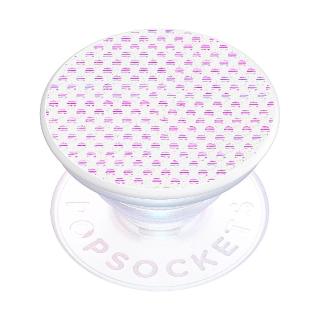 【PopSockets 泡泡騷】時尚手機氣囊伸縮支架 二代 可替換 美國 No.1(虹彩網白)