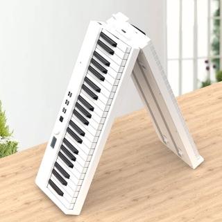 【JYCMusic】最新款PJ-88C折疊式數位鋼琴 單機經典白色/可充電/支援藍芽/附贈5大好禮(PJ88C折疊式數位鋼琴)