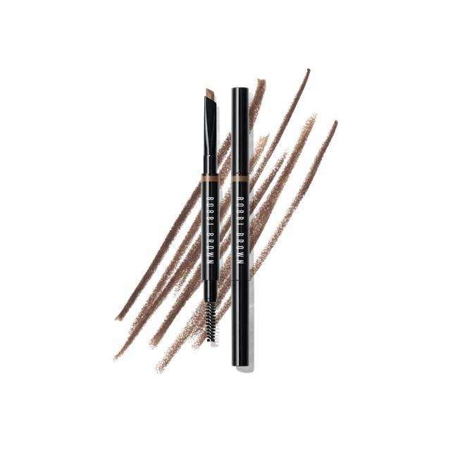 【Bobbi Brown 芭比波朗】鐵粉回購防水眉筆組(超防水斜角眉筆0.33g+超防水斜角眉筆芯0.33g)