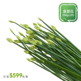 【菜霸子】任選-滿599元出貨(韭菜花250g 廠商直送)