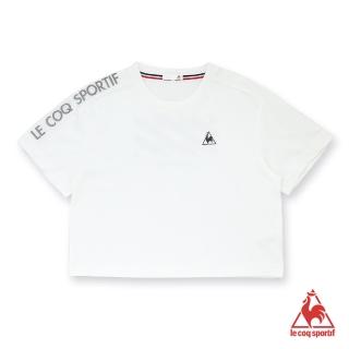 【LE COQ SPORTIF 公雞】短袖T恤 女-白-LOM2210190