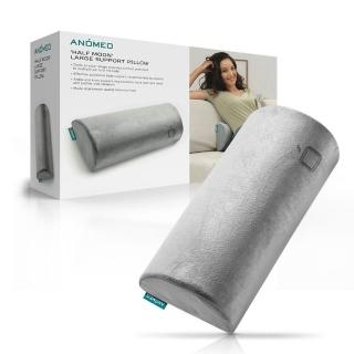 【ANOMEO】半月形 靠腰墊 腰靠 高密度記憶棉(靠枕/椅枕/靠墊/腰靠)