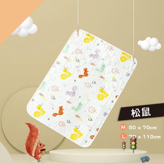 【Mua 姆兒選品】冬夏兩用透氣防水隔尿墊寶寶尿布墊-外出型50x70(戒尿布/保潔墊/護理墊/生理墊/產褥墊)