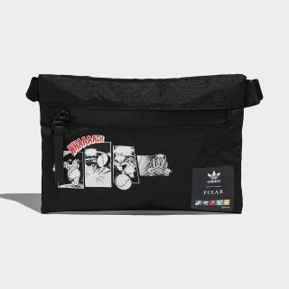 【adidas 愛迪達】腰包 小包 慢跑 運動包 迪士尼 POUCH HE3082 黑