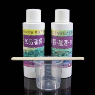 【台灣敏愛】水晶灌膠-飆速型-100ml(蝶古巴特拼貼)