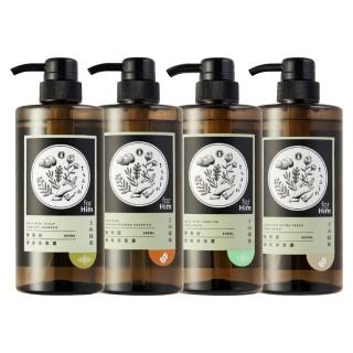 【tsaio 上山採藥】4入組-男性系列沐浴/洗髮600ml(任選/咖啡因/野薄荷/沐浴乳/洗髮精)