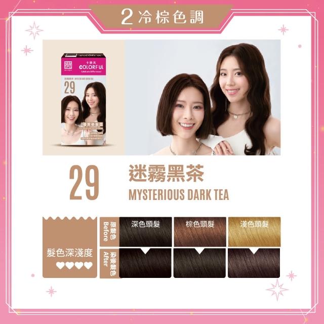 【美吾髮】卡樂芙 全新升級優質染髮霜_2入組(20色任選/無阿摩尼亞/無PPD/乳霜染/彩染/美吾髮)
